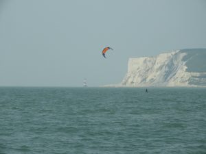 Beachy head light house in the distance